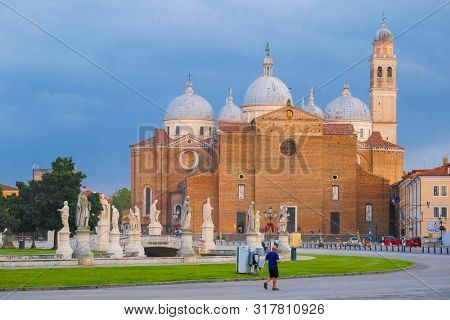 Paduva, Italy - July, 27, 2019: Catholic cathidral in Paduva, Italy