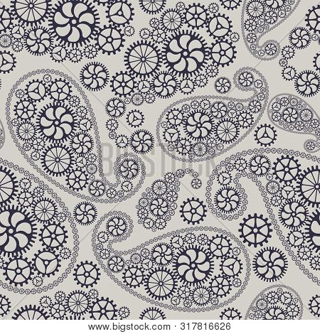 Oriental Cucumbers Seamless Vector Pattern.  For Easy Making Seamless Pattern Just Drag All Group In