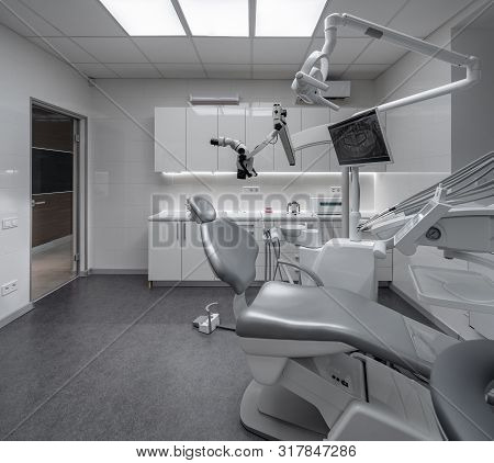 Contemporary Dental Clinic With Light Interior And Hi-tech Equipment