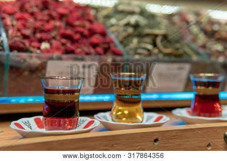 Drinking Turkish Tea Iat Spice Market
