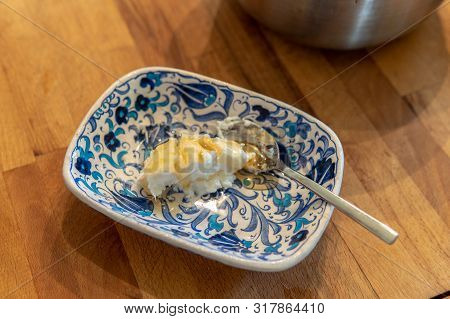 Turkish Cheese With Honey