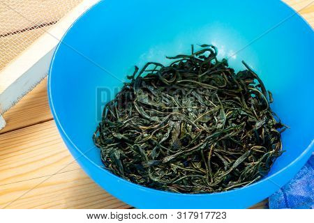 Process Of Making Tea From Blooming Sally Known As Russian Ivan Tea Or Koporye Tea, Leaf Fermentatio