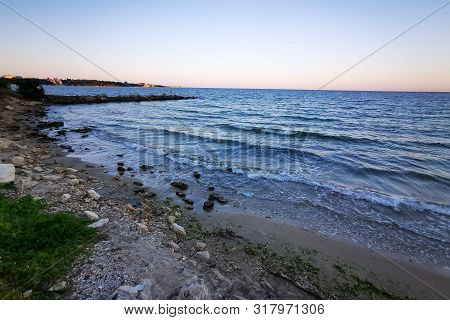 Bulgarian Black Sea In Ravda Village