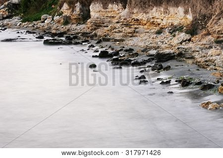 Bulgarian Black Sea In Ravda Village