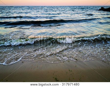 Bulgarian Black Sea In Ravda Village