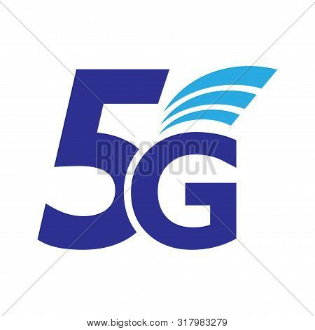 Vector Technology Icon Network Sign 5g. Illustration 5g Internet Symbol In Flat Minimalism Style. Ep