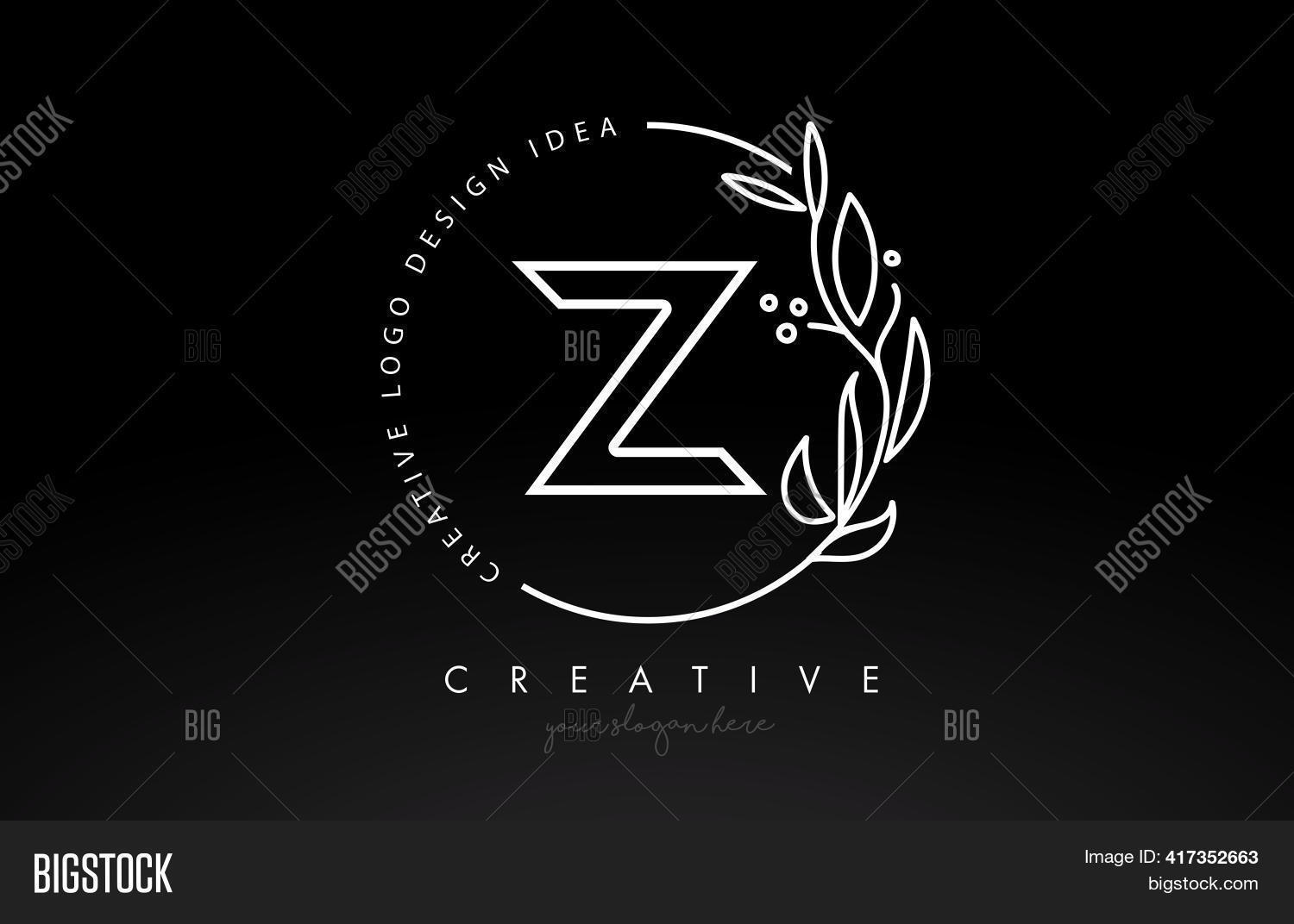 Z Letter Logo Floral Vector & Photo (Free Trial) Bigstock