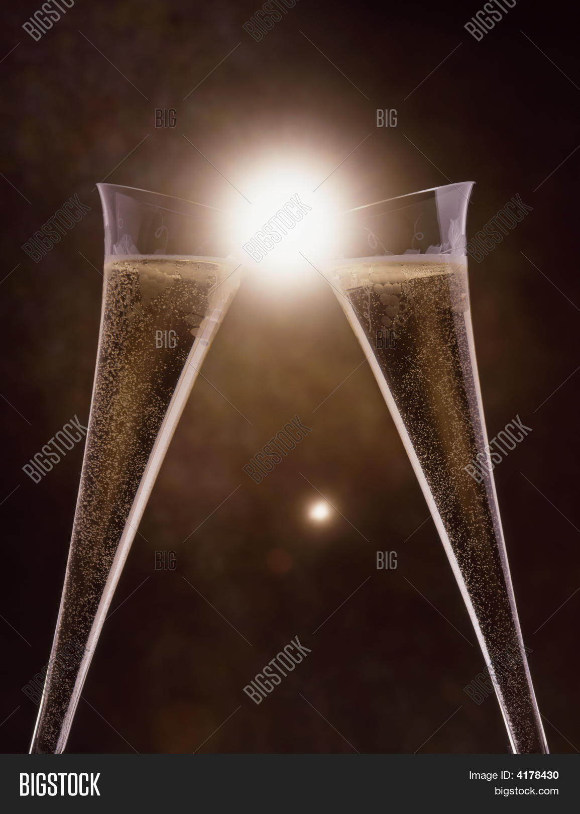 Champagne Flutes On Image & Photo (Free Trial) | Bigstock