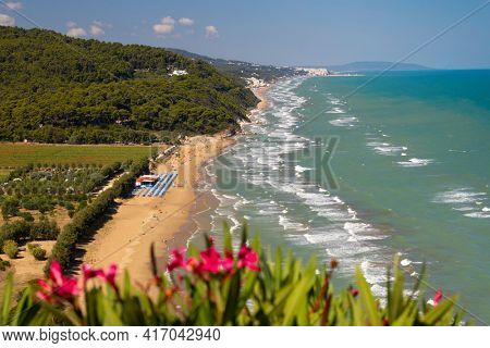 Baia Calenella beach, Vico del Gargano, Foggia, Italy