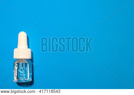 Transparent Nose Drops From The Runny Nose Prepared For Use