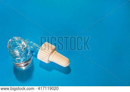 Transparent Nose Drops From The Runny Nose Prepared For Use
