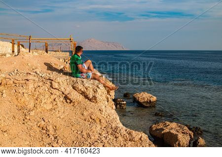 Tyrant Island. Seascape Of The Red Sea.