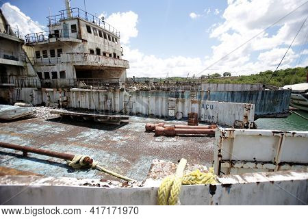 ..scraps From The Monte Serrat Ferry Boat