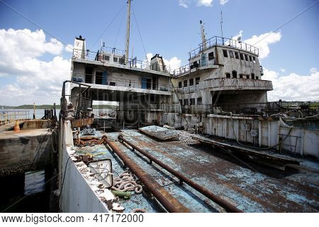 ..scraps From The Monte Serrat Ferry Boat