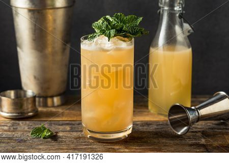 Boozy Refreshing Tiki Fog Cutter Cocktail