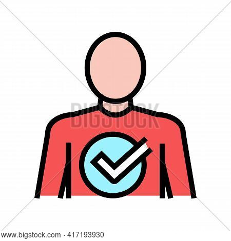After Bariatric Color Icon Vector. After Bariatric Sign. Isolated Symbol Illustration