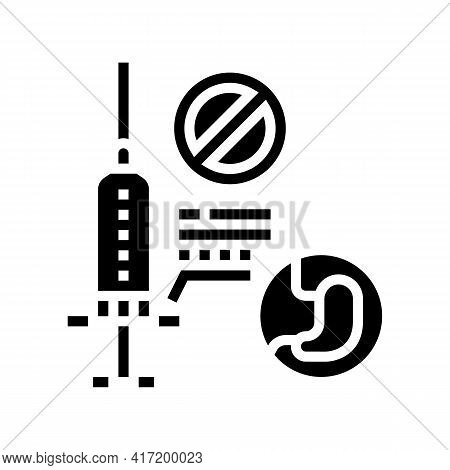 Adverse Reaction To Anesthesia Line Icon Vector. Adverse Reaction To Anesthesia Sign. Isolated Conto