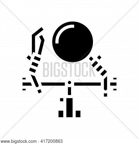 Step Looper Line Icon Vector. Step Looper Sign. Isolated Contour Symbol Black Illustration