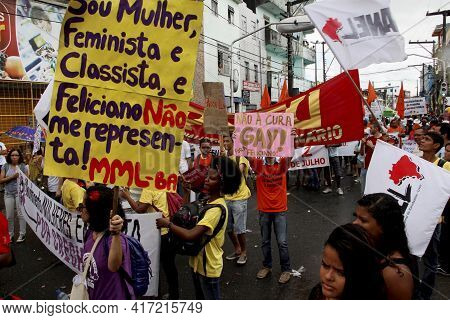 Protest At The Two Of July Celebrations