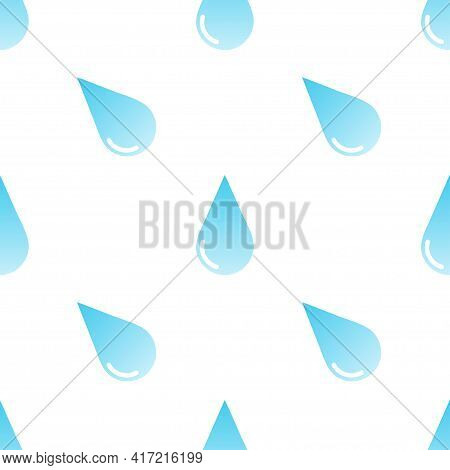 Seamless Pattern With Water Drop. World Water Day. Card For Your Design.water Droplets With Are Wave
