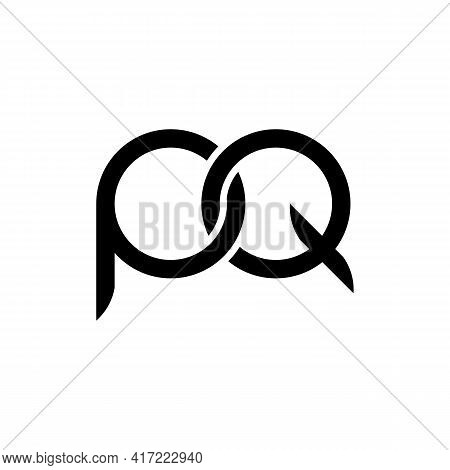 Illustration Vector Design Graphic Of Logo Letter Pq