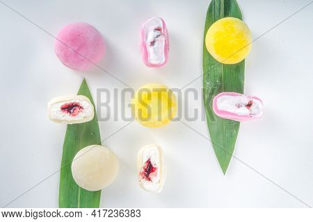 Colorful Mochi Ice Cream