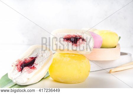 Colorful Mochi Ice Cream