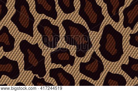 Abstract Modern Snake Skin Seamless Pattern. Animals Trendy Background. Brown Decorative Vector Stoc