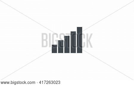 Signal Strengh Vector Illustration On White Background. Creative Icon.