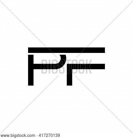 Illustration Vector Design Graphic Of Logo Letter Pfl