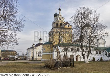 Kirzhach, Vladimir Region, Russia - April, 2021: Annunciation Monastery. The Holy Annunciation Dioce