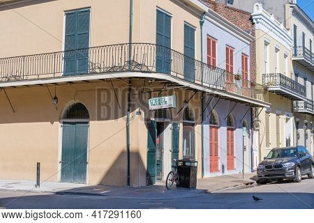 New Orleans, La - January 15: Famous Verti Marte Deli And Grocery In French Quarter On January 15, 2