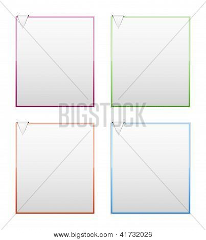 tomme skabeloner med pil