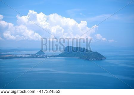 The Famous Viewpoint Of Ao Manao Bay And Ao Manao Beach. Prachuap Khiri Khan, Thailand In 14th Octob