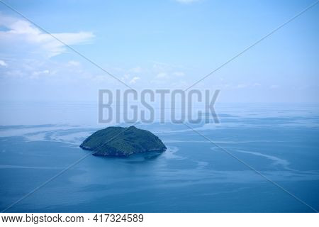 The Famous Viewpoint Of Ao Manao Bay And Ao Manao Beach. Prachuap Khiri Khan, Thailand In 14th Octob