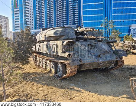 Zsu-23-4 Shilka Lightly Armored Soviet Self-propelled, Radar Guided Anti-aircraft Weapon System - Ba