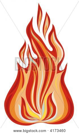 Flammerne Illustration.Eps
