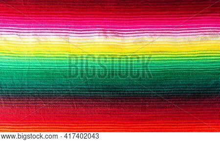Cinco De Mayo Background Decorated Image Made From Mexican Blanket Stripes Or Poncho Serape Backgrou