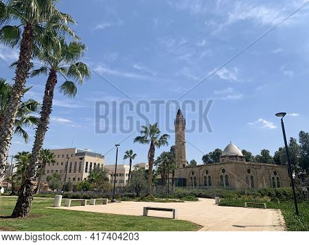 Beer Sheva, Israel - March 17, 2021: The Old Mosque In Beer Sheva. Now An Archaeological Museum