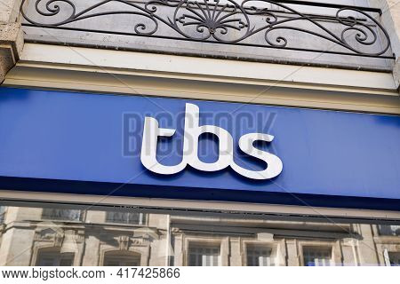 Bordeaux , Aquitaine France - 04 15 2021 : Tbs Store Logo Sign And Brand Text For Clothing Sport Boa