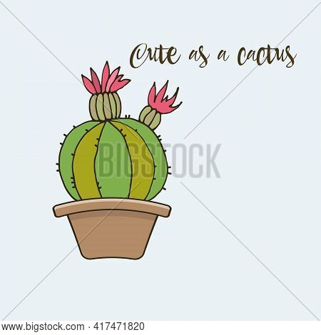 Vector Illustration Template For A Postcard, Business Card, Or Advertising Banner. Stock Illustratio