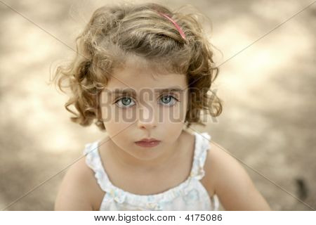 Mädchen, Kleinkind, suchen Kamera