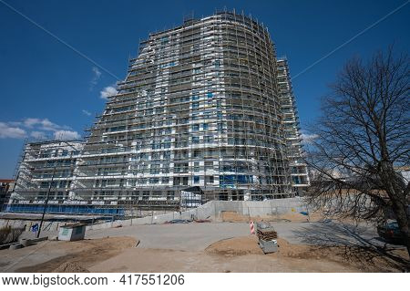 Olsztyn, Poland - April 19, 2021 - View Of The New Centaurus Building In Olsztyn