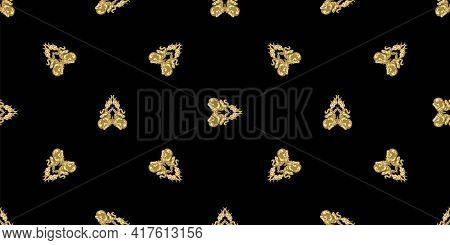 Scythian Ethnics. Scythian Ornament Seamless. Zoological Style. Historical Seamless Pattern. Norther