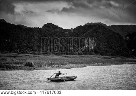 Van Long In Tam Coc Vietnam