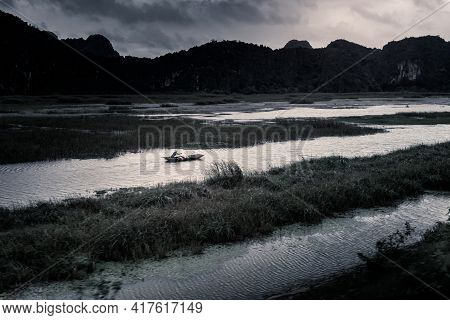 Tropical Tam Coc Vietnam Landscape
