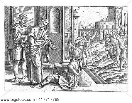 Paul addresses a cripple and then he can walk again. The people of the village of Lystra think that Barnabas and Paul must be Gods.