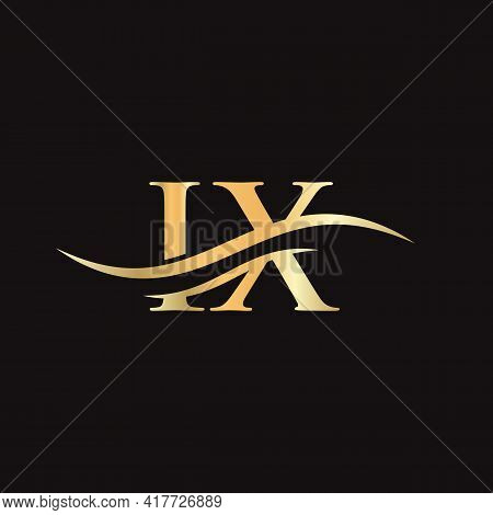 Modern Ix Logo Design For Business And Company Identity. Creative Ix Letter With Luxury Concept.