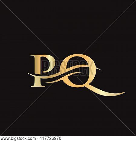 Pq Logo. Monogram Letter Pq Logo Design Vector. Pq Letter Logo Design With Modern Trendy.