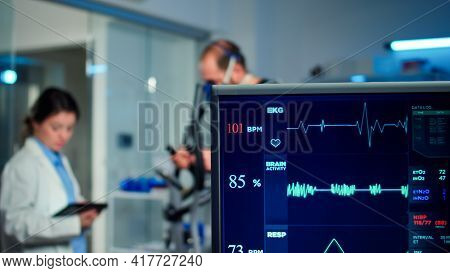 Health Supervisor Increasing Level Of Exercises Measuring Muscle Endurance